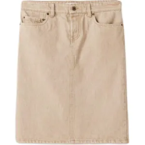 MIU MIU Джинсовая юбка-карандаш beige
