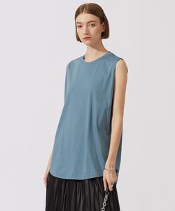 Компактная гладкая футболка без рукавов