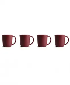 Кружки, набор из 4 шт. Year & Day, plum