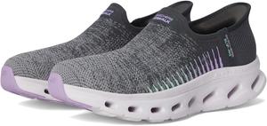 Кроссовки SKECHERS Performance Go Walk Glide Step 2.0 Venus Hands Free Slip-Ins, цвет Charcoal/Lavender