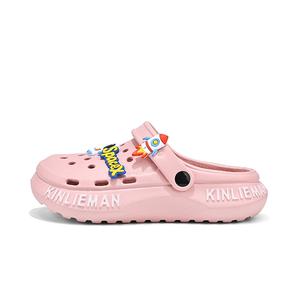 Детские тапочки с низким верхом, противоскользящие, с амортизацией от ударов и истираний, дышащие, с защитой от отскока NEZHACHAOHAI, розовый