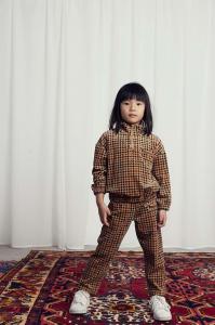 Хлопковая толстовка Mini Rodini для детей и собак, бежевый