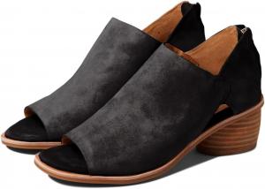 Женские босоножки-ботильоны SHODENSE с каблуком, открытый носок, ботильоны на щиколотку с вырезами и молнией, каблук-блок 5 см, летние ботильоны, матовая перфорированная замша, каблуки-стопки, винтажные повседневные, размеры 4-11 M US, Suede Black