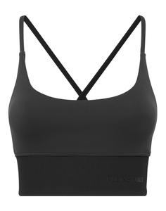 Plein Sport Спортивный бюстгальтер-бралетт в черном цвете