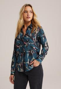 Блуза WE Fashion Button-down blouse, Turquoise