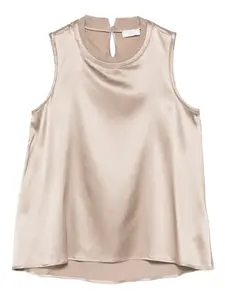 Топ с вырезом-каплей Peserico, нейтральный