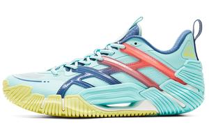 PEAK Баскетбольные кроссовки мужские низкие, розово-зеленые