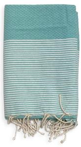 Полотенце для хаммама Le Comptoir de la Plage Mikanda, синий - ширина: 100 см