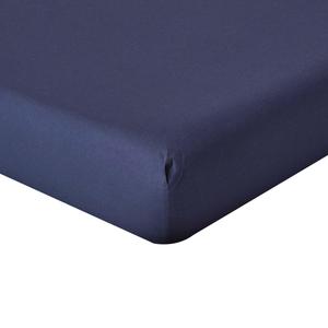 Простыня Homescapes темно-синий, 180/200 см
