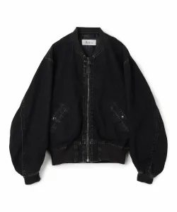 Черная джинсовая куртка MA-1 Edition