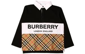 Детская рубашка-поло Burberry, цвет Black