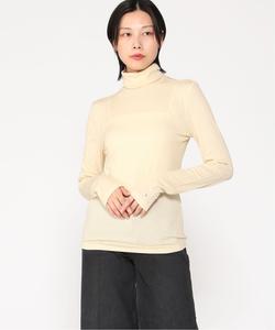 (W) TOMMY HILFIGER Slim Tencel Roll Neck Top