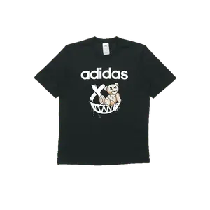 Футболка Unisex с 3 полосками Adidas, черный