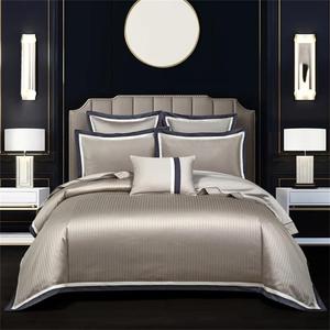 Fjnbbiot Комплект постельного белья из хлопкового жаккарда в винтажном стиле Color 11