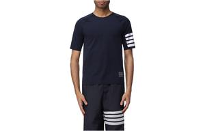 Футболка мужская темно-синяя Thom Browne, темно-синий