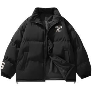 SESAME STREET Стеганая куртка унисекс «УЛИЦА СЕЗАМ», Черный