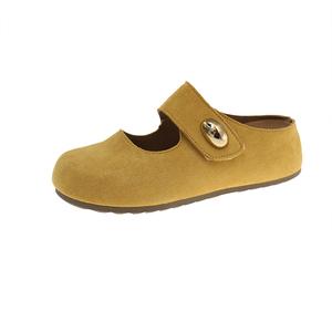 Dawei's house Давейс Хаус закрытые тапочки женские желтые, цвет Yellow