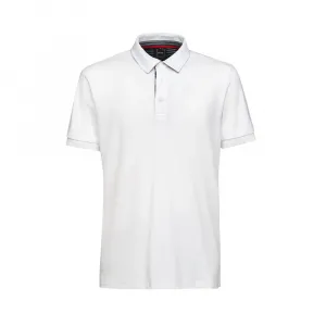 Поло с коротким рукавом Geox Piquet Print, белый