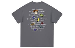 Футболка Unisex Crew Neck тонкая прямая посадка Disney, iron серый