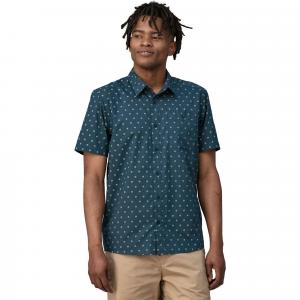 Мужская универсальная рубашка с коротким рукавом Patagonia, Sun Beams/Lagom Blue