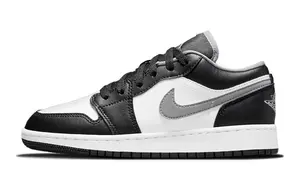 Jordan 1 Low Черный Белый Серый (GS)
