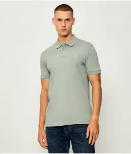 Поло Пассажир slim fit Boss Orange, зеленый