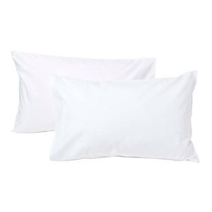 Наволочка Homescapes Fadendichte 200, 2er Pack, белый