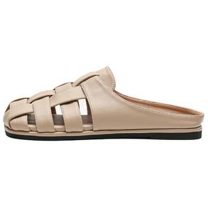 City camel Женские противоскользящие тапочки с закрытым носком на резиновой подошве - хаки, цвет Khaki