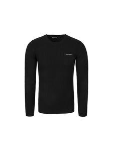 Karl Lagerfeld Вязаный свитер 655035 черного цвета