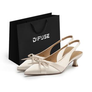 Туфли на высоком каблуке D FUSE SCANDINAVIA Slim Heel женские, шампанского цвета D:FUSE SCANDINAVIA, Champagne