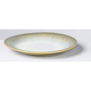 Десертная тарелка Берег реки с эффектной глазурью, необычный визуальный градиент цвета, Ø 22 см Gipfelstück, зеленый/коричневый/синий