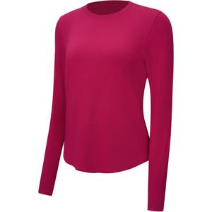 Футболка с втачным рукавом Women's Lululemon, berry rum красный
