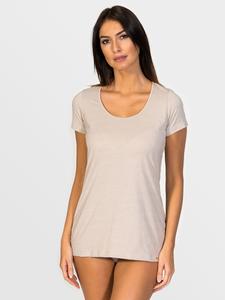 Нижняя рубашка zd ZERO DEFECTS Hera Short-sleeve top soy fiber, бежевый