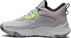 Under Armour Unisex-Adult Curry 3z Suede, серый/черный/желтый