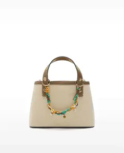 Сумка-трансформер в стиле тоут со съемной подвеской и магнитной застежкой Parfois, бежевый