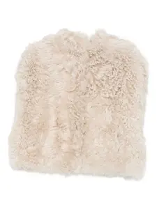 Жилет из овчины Blancha, белый