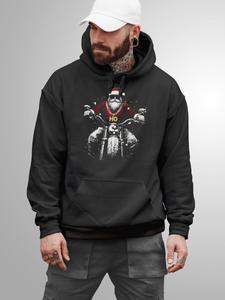 Свитер Neverless Santa Biker, черный