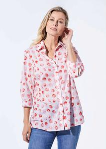 Блуза GOLDNER, цвет koralle/getupft