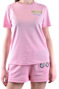 Футболка Moschino, pink