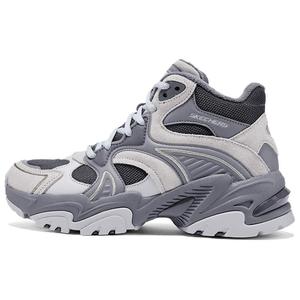 Женские серые кроссовки DLITES средней высоты с массивной подошвой Skechers, Gray