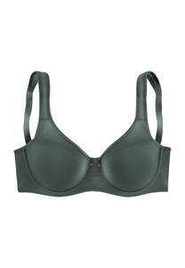 Бюстгальтер Nuance Minimer с декоративными бантами и сетчатыми вставками Lascana, зеленый