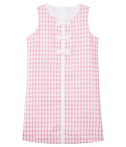 Платье Lilly Pulitzer Kids Mini Aria Shift, цвет Rousseau Pink Charming Check Boucle