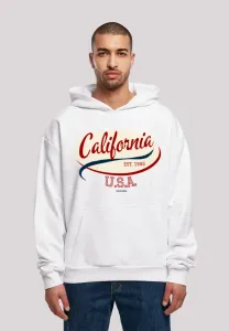 Толстовка F4NT4STIC "California OVERSIZE HOODIE", принт, белый