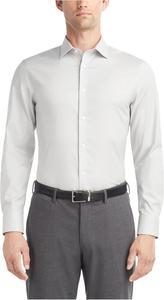 Мужская рубашка Calvin Klein Slim Fit из тонкого хлопкового эластичного материала, Grey Multi