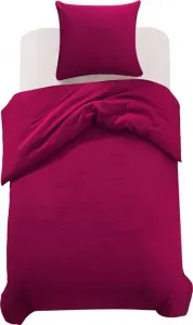 Комплект постельного белья Бургундский 155×220/80×80 см 2025 vidaXL