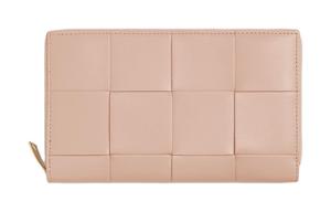 Bottega Veneta Кошелёк из овчины женский лотос розовый