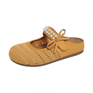 Детские шлепанцы, увеличивающие рост, нескользящие, износостойкие, дышащие ADOONGA, желтый