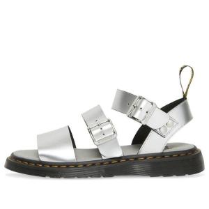 Сандалии gryphon sandals silver Dr. Martens, серебряный