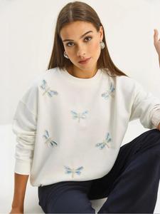 Bianco Lucci Свитшот в белом цвете