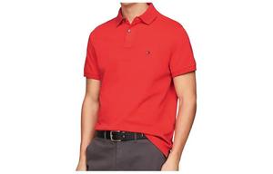 Tommy Hilfiger Красная поло для мужчин